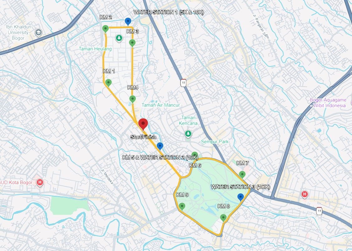 10K Route Map